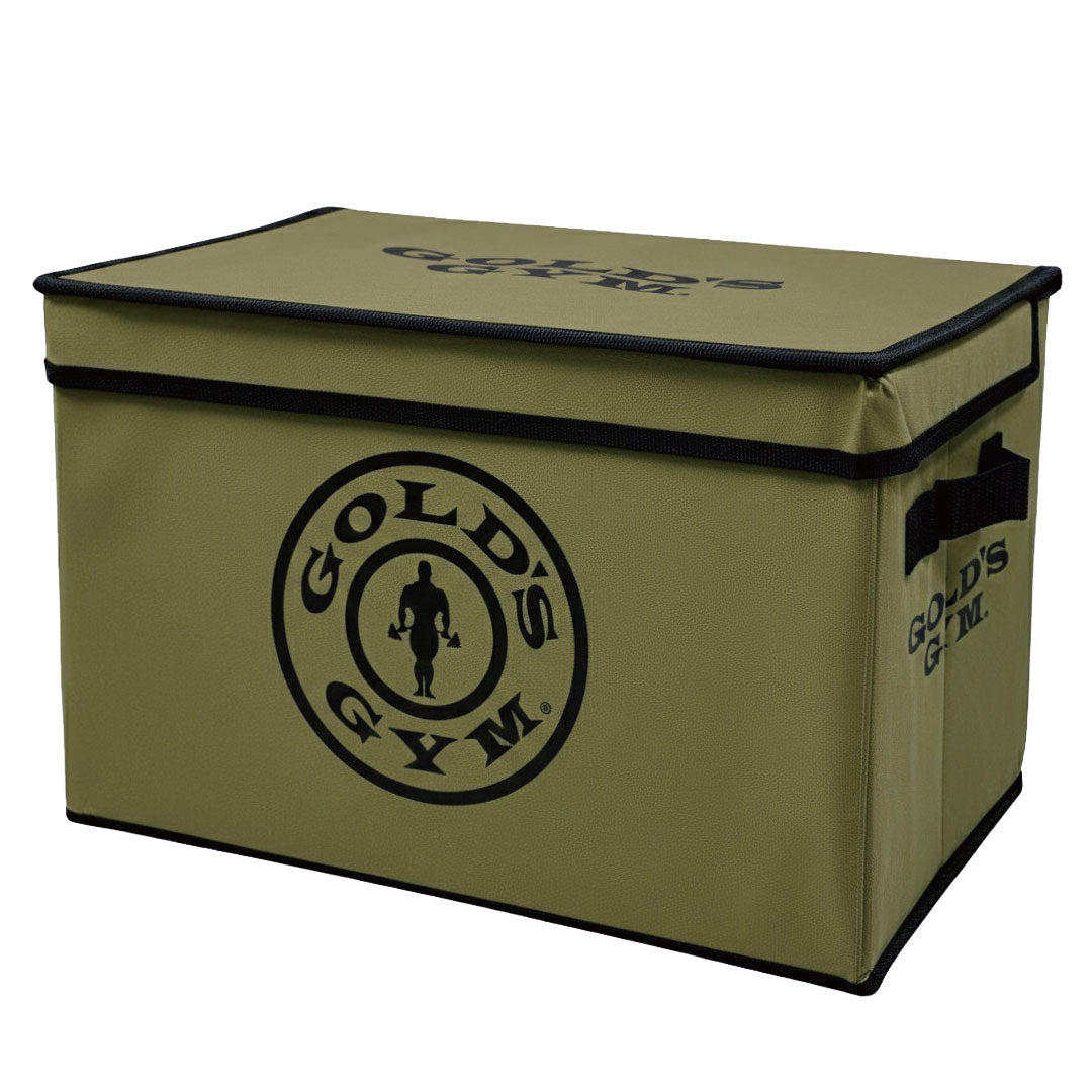 2月上旬発売予定｜数量限定】ゴールドジム ストレージボックス（カーキ