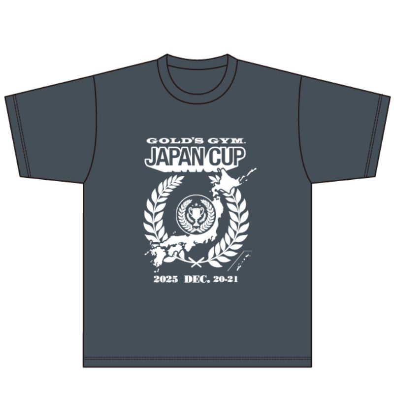 【予約販売｜12/5(金)12:00まで】2025ゴールドジムジャパンカップ記念Tシャツ