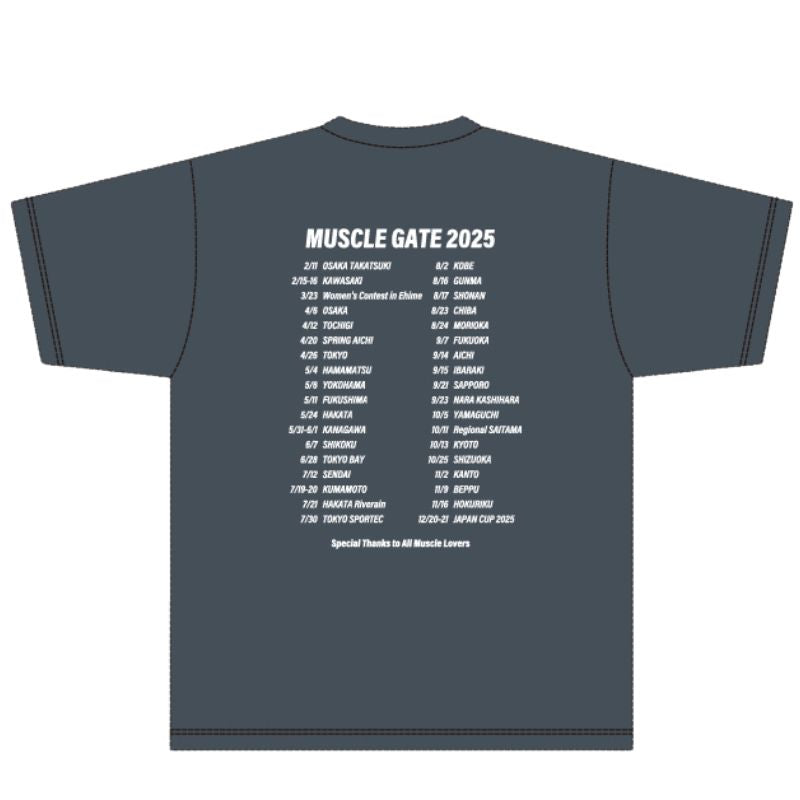 【予約販売｜12/5(金)12:00まで】2025ゴールドジムジャパンカップ記念Tシャツ