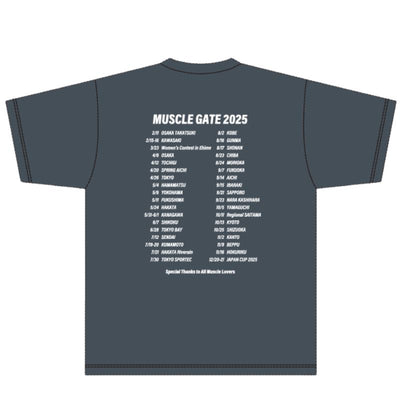 【予約販売｜12/5(金)12:00まで】2025ゴールドジムジャパンカップ記念Tシャツ