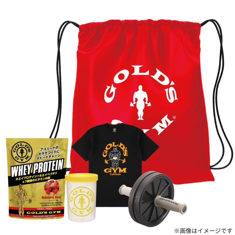 【予約販売｜数量限定】ゴールドジム 2026年福袋（アパレル・サプリメント・小物／限定ナップザック付き）