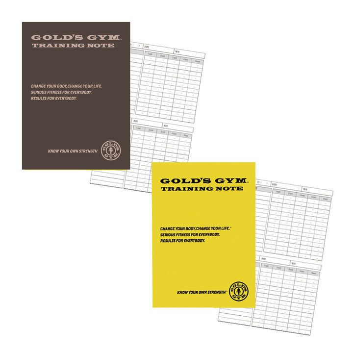 トレーニングノート A5サイズ/104日分 – ゴールドジム公式オンライン