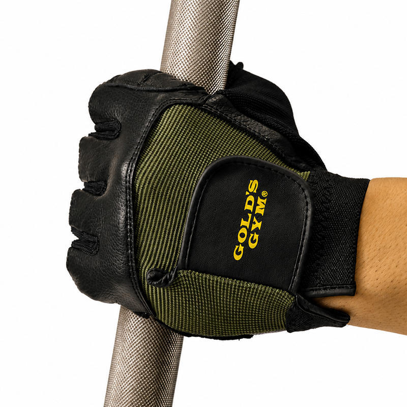 楽一番 本革製Pro-Training 黒／ゴールド EXレザーグローブ – ゴールドジム公式オンラインストア｜GOLD'S GYMania