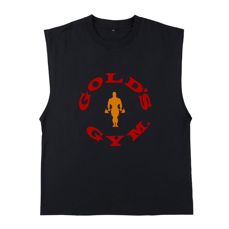 ゴールドジム スリーブレスTシャツ｜レトロカラー・数量限定