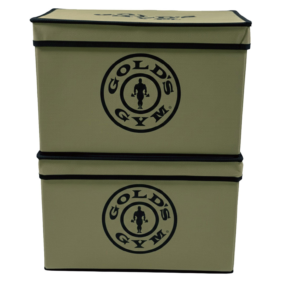 2月上旬発売予定｜数量限定】ゴールドジム ストレージボックス（カーキ