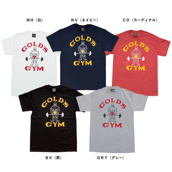 ベーシックTシャツ（クラシックJ) – ゴールドジム公式オンライン